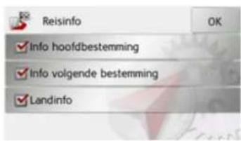 Reisinfo Info hoofdbestemming Info volgende bestemming Landinfo