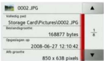 0002.JPG Volledig pad Storage Card\Pictures\0002.JPG Bestandsgrootte: 168877 bytes 1/8 Opgeslagen op 2008-06-27 12:10:42 Afb grootte 850 x 638 pixels