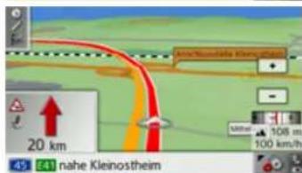 BECKER Traffic Assist Z 202 - Weergave omschakelen - 3