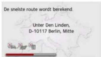 De snelste route wordt berekend. Unter Den Linden, D-10117 Berlin, Mitte