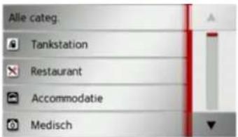 Alle categ. Tankstation Restaurant Accommodatie Medisch