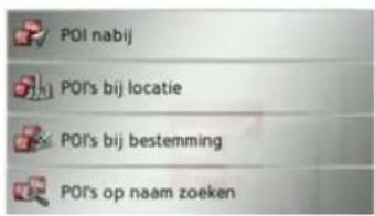 POI nabij POI's bij locatie POI's bij bestemming POI's op naam zoeken