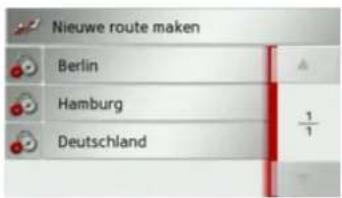 Nieuwe route maken Berlin Hamburg Deutschland