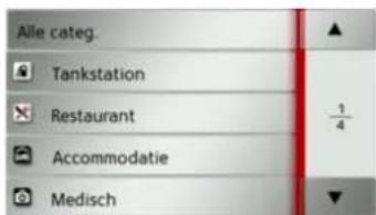 Alle categ. Tankstation Restaurant Accommodatie Medisch