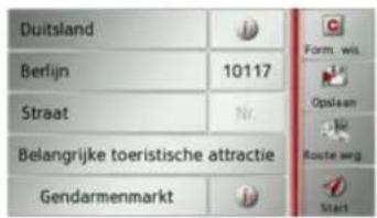 Duitsland Berlijn 10117 Straat Nr Belangrijke toeristische attractie Gendarmenmarkt Form wil. Opslaan Route weg Start