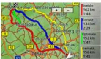 BECKER Traffic Assist Z 102 - → Druk op Soort route op kaart. - 1