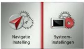 Navigatie Instelling Systeem- instellingen