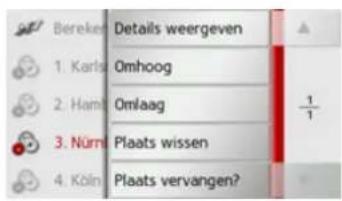 Bereken Details weergeven 1. Karls Omhoog 2. Haml Omlaag 3. Nürn Plaats wissen 4. Köln Plaats vervangen?