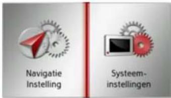 Navigatie Instelling Systeem- instellingen