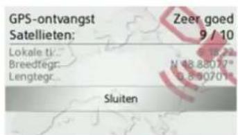 GPS-ontvangst Satellieten: Zeer goed 9 / 10 Lokale tk... Breedtegr... Lengtegr... Sluiten N 48.88072" 9.890701