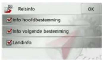Reisinfo OK Info hoofdbestemming Info volgende bestemming Landinfo