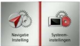 Navigatie Instelling Systeem- instellingen