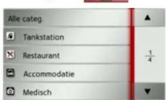 Alle categ. Tankstation Restaurant Accommodatie Medisch