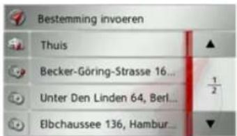 Bestemming invoeren Thuis Becker-Göring-Strasse 16... Unter Den Linden 64, Berl... Elbchaussee 136, Hambur...
