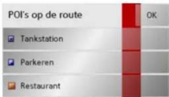 BECKER Traffic Assist Pro Z 250 - Beschikbare bijzondere bestemmingen op de route (toolbar) - 3