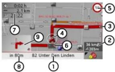 0:02 h 2,1 km 21:22 7 9 4 6 36 km 203m in 80m B2 Unter Den Linden 8 1 5 3 2