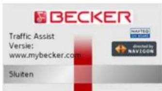 BECKER Traffic Assist Versie: www.mybecker.com Sluiten NAYTED S. KARIN dramed by NAVIGNON