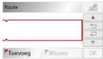 Route Toevoeg Wissen OK