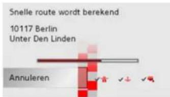 Snelle route wordt berekend 10117 Berlin Unter Den Linden Annuleren