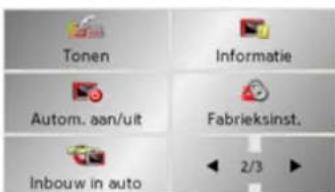 Tonen Informatie Autom. aan/uit Fabrieksinst. Inbouw in auto 2/3