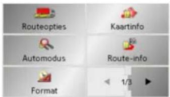 Routeopties Kaartinfo Automodus Route-info Format 1/3