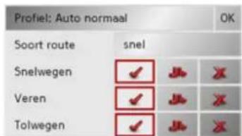 Profiel: Auto normaal Soort route snel Snelwegen ✓ ✕ Veren ✓ ✕ Tolwegen ✓ ✕