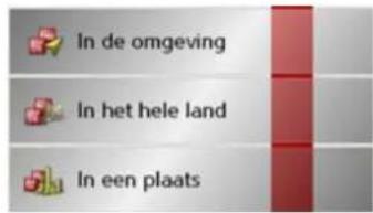 In de omgeving In het hele land In een plaats