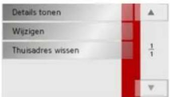 Details tonen Wijzigen Thuisadres wissen 1/1