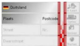 Duitsland Plaats Postcode Street Nr. Dwariestraat
