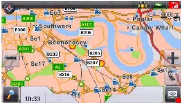 A301 B300 Southwark Se1 A201 1 Se17 A2 B203 B206 B207 B216 Se8 Se14 10:33 Poplar Canary Wharf E1 SPC 1000 m