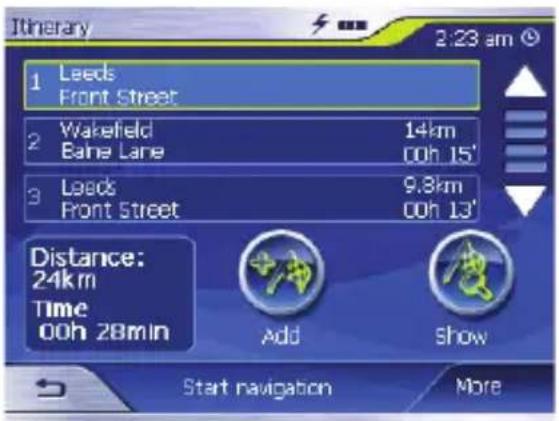 BLAUPUNKT Travelpilot Lucca 3.4 - Route zonder GPS-ontvangst berekenen - 1