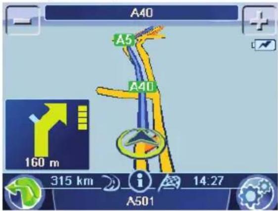 A40 A5 A40 160 m 315 km i 14.27 A501