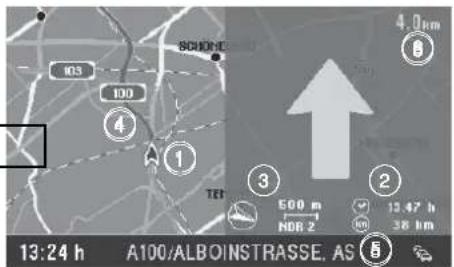 103 100 4 SCHORD 4.0 km 6 1 3 500 m NOR 2 13.47 h 38 km 13:24 h A100/ALBOINSTRASSE, AS 5