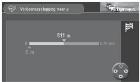 Verteersopstopping voor u 811 m 0 m 9.20 km