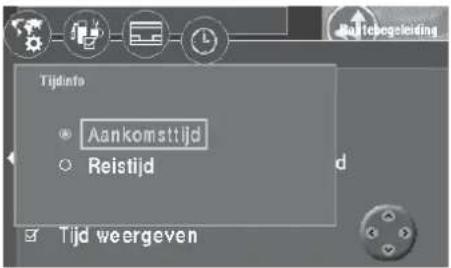 Tijdinfo • Aankomstijd • Reistijd Tijd weergeven