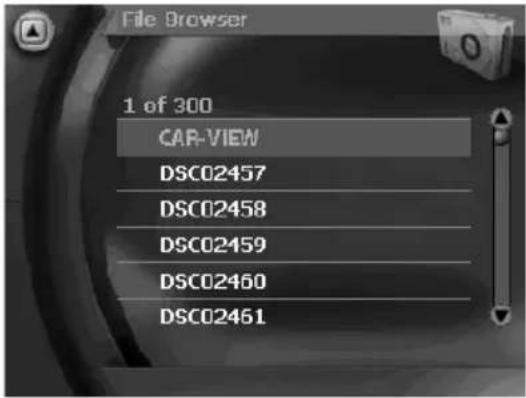 VDO DAYTON PN 3000 - Browser - afbeeldingen uit mappen kiezen - 1
