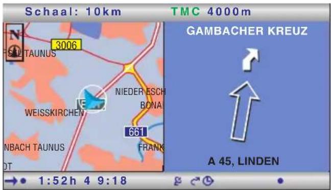 VDO DAYTON MS 5600 RD - Split-screen-weergave (gecombineerde weergave) - 3