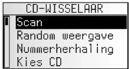 VDO DAYTON MS 4200 RS - Menu "CD-WISSELAAR" - 1