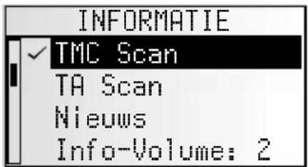 VDO DAYTON MS 4200 RS - Menu "INFORMATIE" - 1