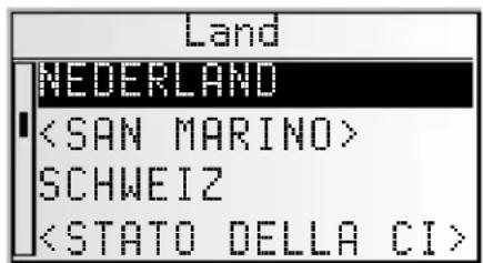 VDO DAYTON MS 4150 RS MP3 - Land wijzigen - 1
