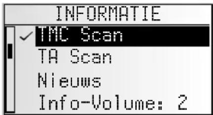 VDO DAYTON MS 4150 RS MP3 - Menu "INFORMATIE" - 1