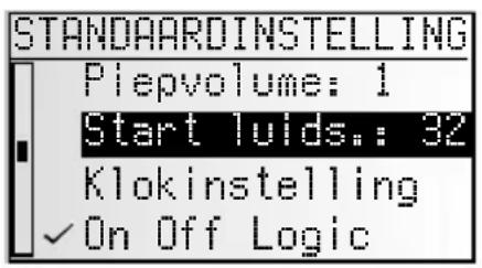 VDO DAYTON MS 4150 RS MP3 - Menu "STANDAARDINSTELLING" - 1