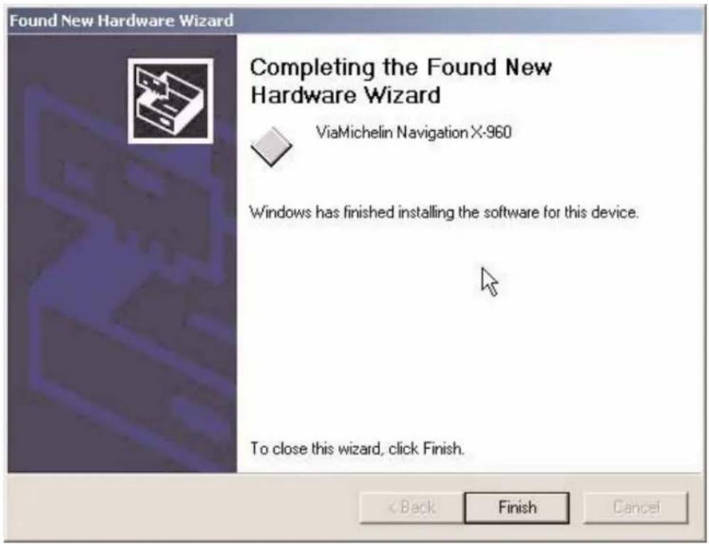 VIAMICHELIN X-970T - Installatie van de stuurprogramma's in Windows 2000 - 6