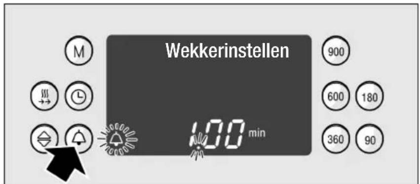 Wekkerinstellen 100 min