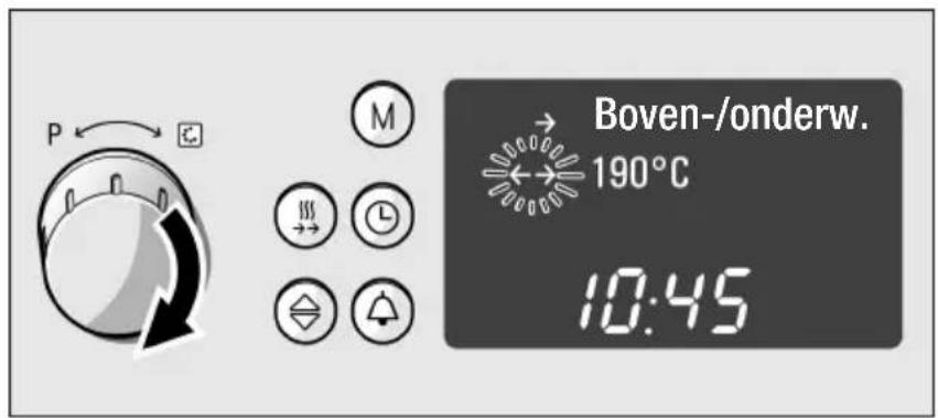 P M Boven-/onderw. 190°C 10:45