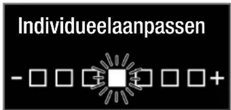 Individueelaanpassen - □ □ ⊕ ⊕ □ □ +