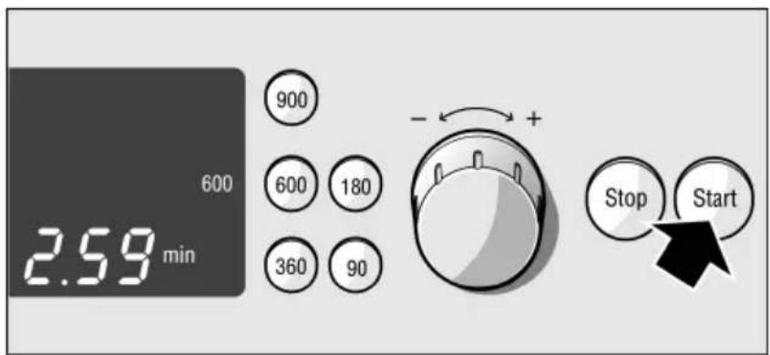 600 2.59 min 900 600 180 360 90 - + Stop Start