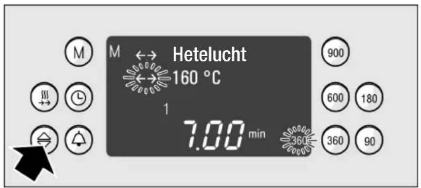 M M ↔ Hetelucht 160 °C 1 7.00 min 900 600 180 360 90