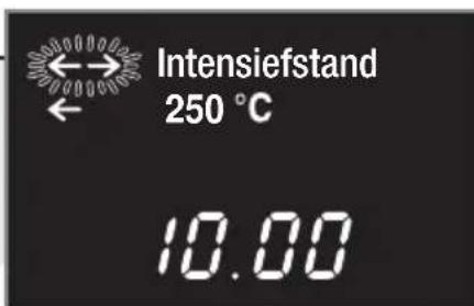 Intensiefstand 250 °C 10.00