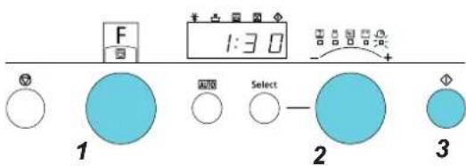 F 1:30 1 2 Select 3